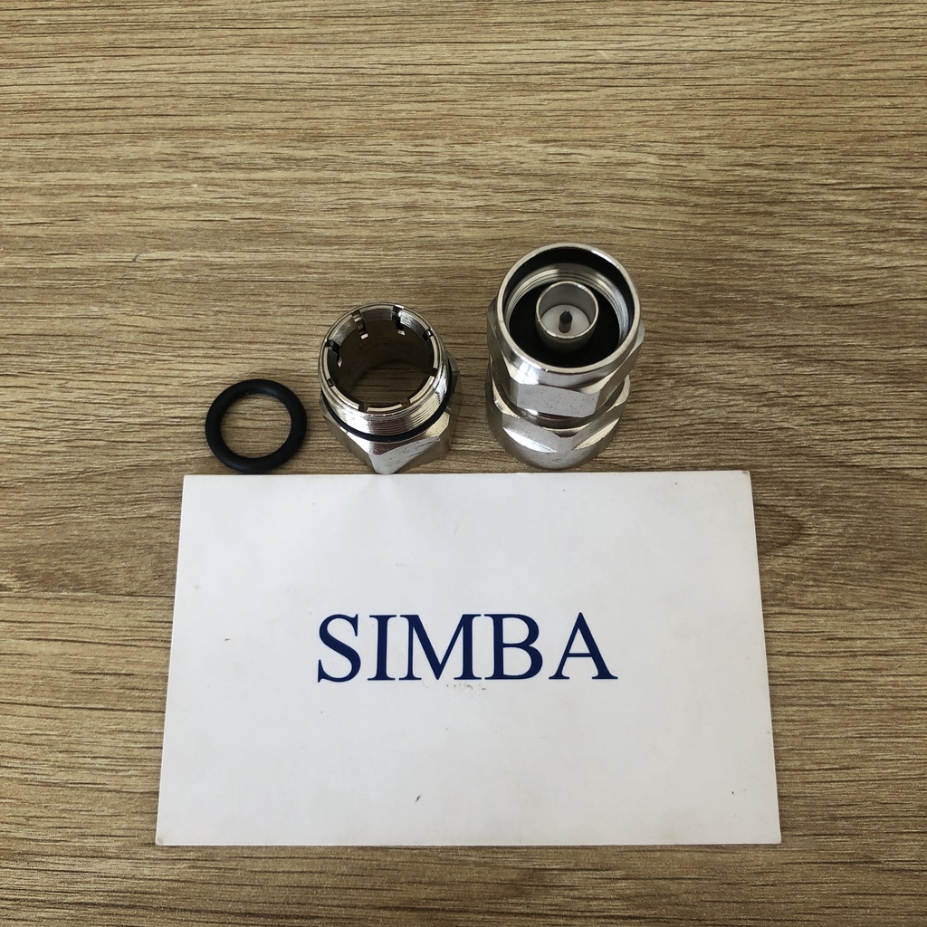 1 cái đầu nối IBS Connector N-male thẳng cho cáp feeder 1/2, NM-1/2''L Hãng Hengxin, hàng nhập khẩu loại tốt