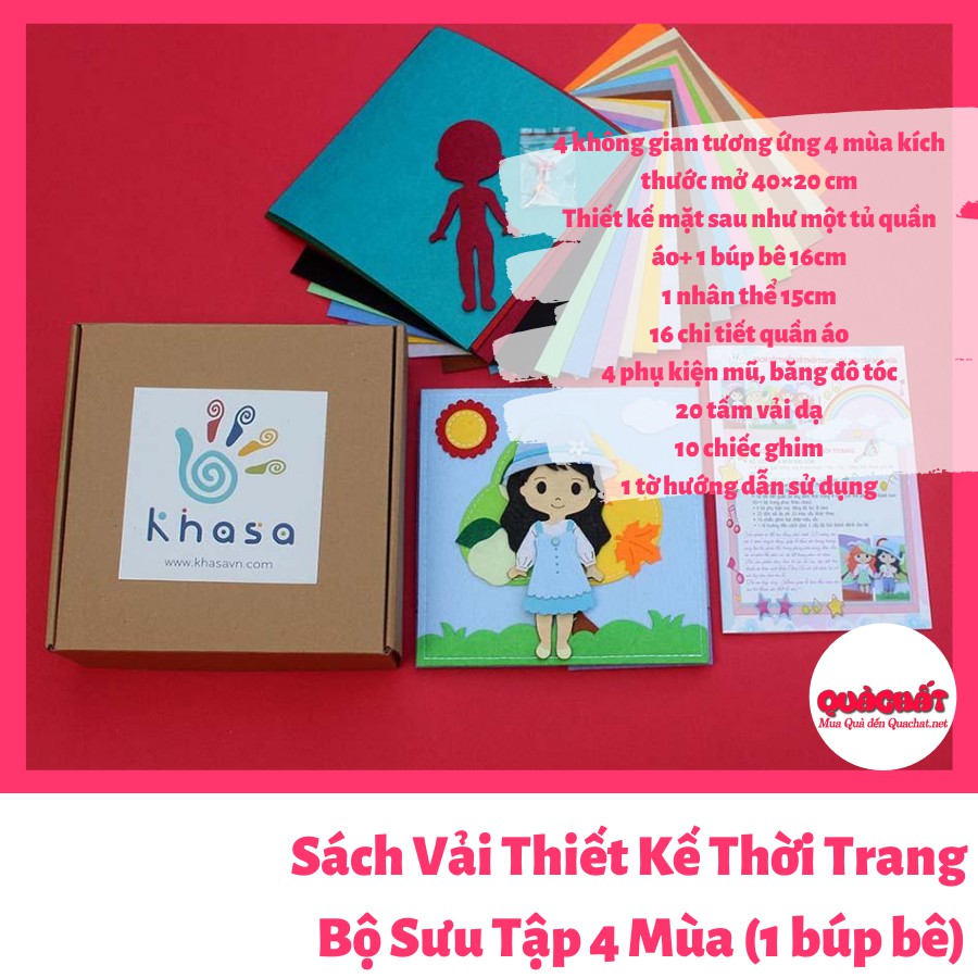 Đồ chơi búp bê sổ tay thiết kế thời trang 2 búp bê, 2 mũ thời trang và 8 bộ trang phục 4 mùa làm quà 1 6, sinh nhật