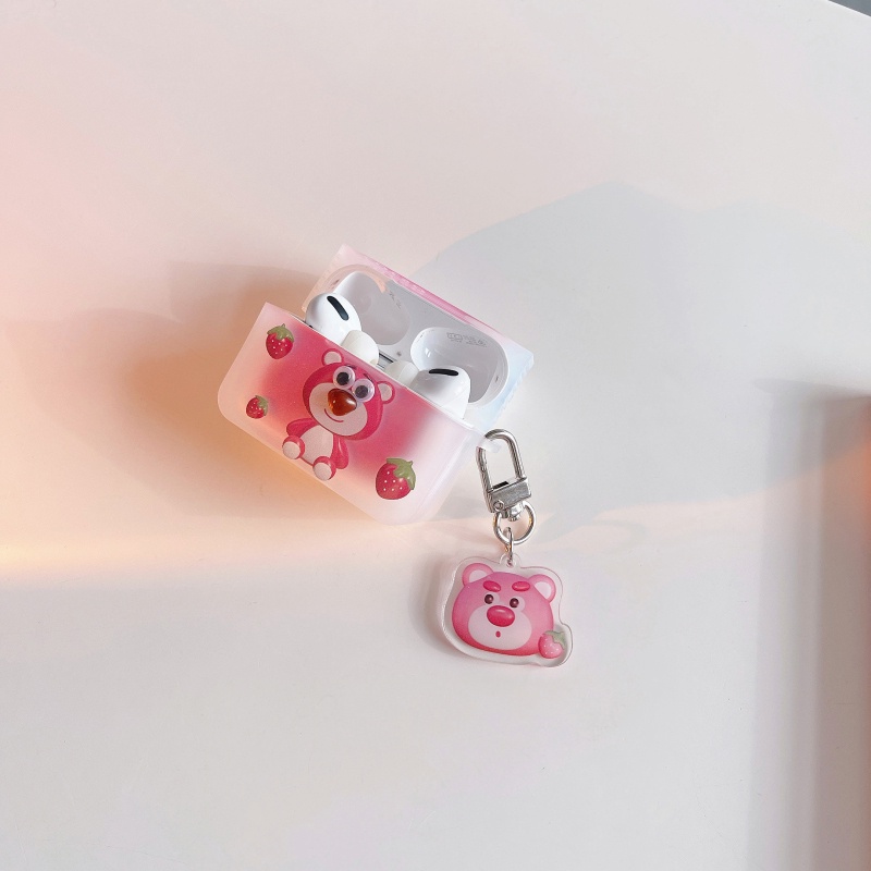 Vỏ Bảo Vệ Hộp Sạc Tai Nghe Apple AirPods 1 2 3 Pro Hình Gấu lotso Dễ Thương