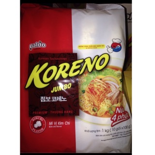 Mì koreno Hàn Quốc vị kim chi , vị bò