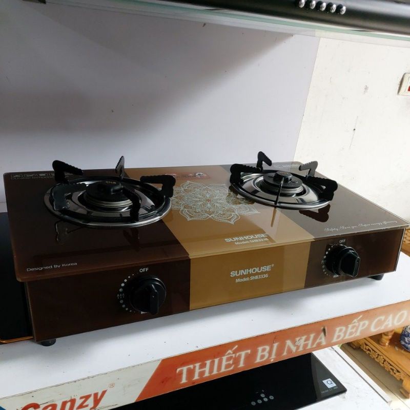 Bếp Gas Đôi Dương Kính SUNHOUSE SHB3336