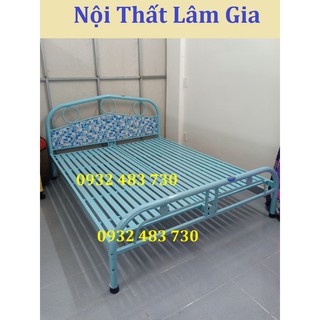 Giường sắt giá rẻ Duy Phương 1m4 x 2m