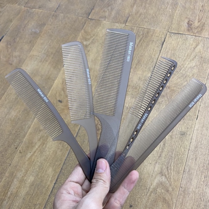 Bộ lược cắt tóc nam Makar 5 cây