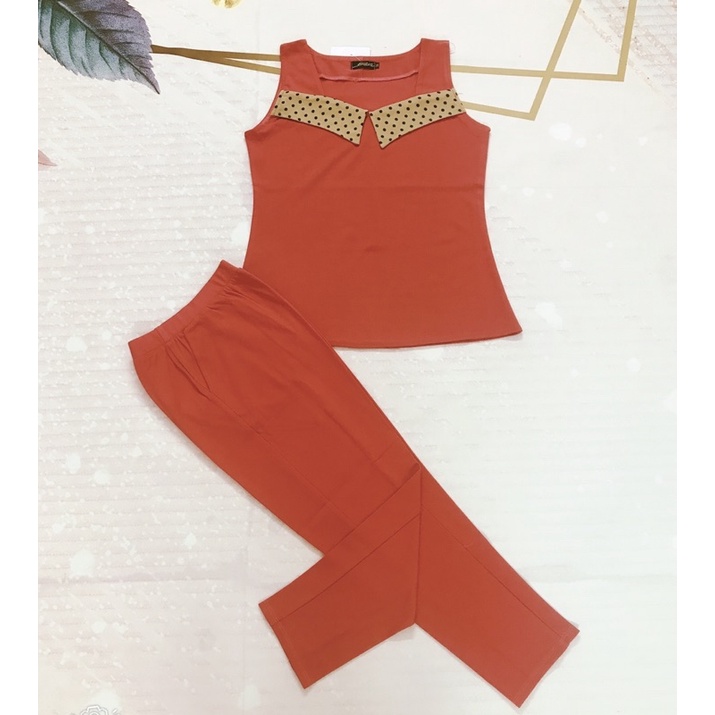 Đồ bộ nữ ❤️ CAO CẤP❤️ quần 9 tấc vải cotton mịn QC đẹp, sang, chảnh hợp thời trang