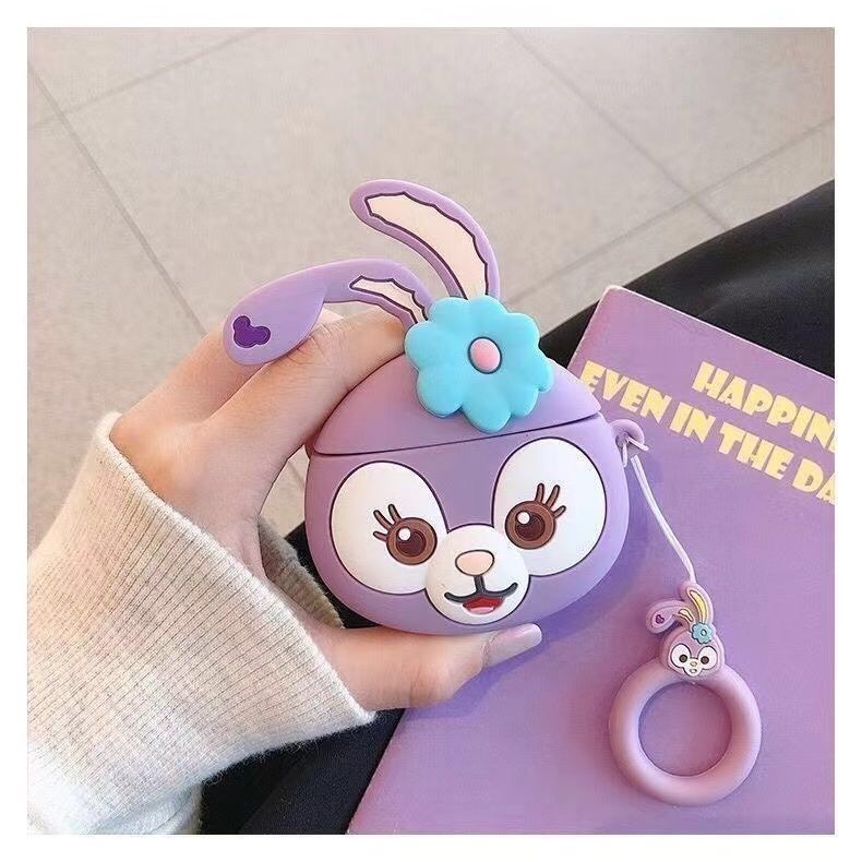 Vỏ Bảo Vệ Hộp Sạc Tai Nghe Bluetooth Airpods Pro4 / Pro5 Pro4 Bằng Silicon Hình Vịt / Heo Hoạt Hình Chống