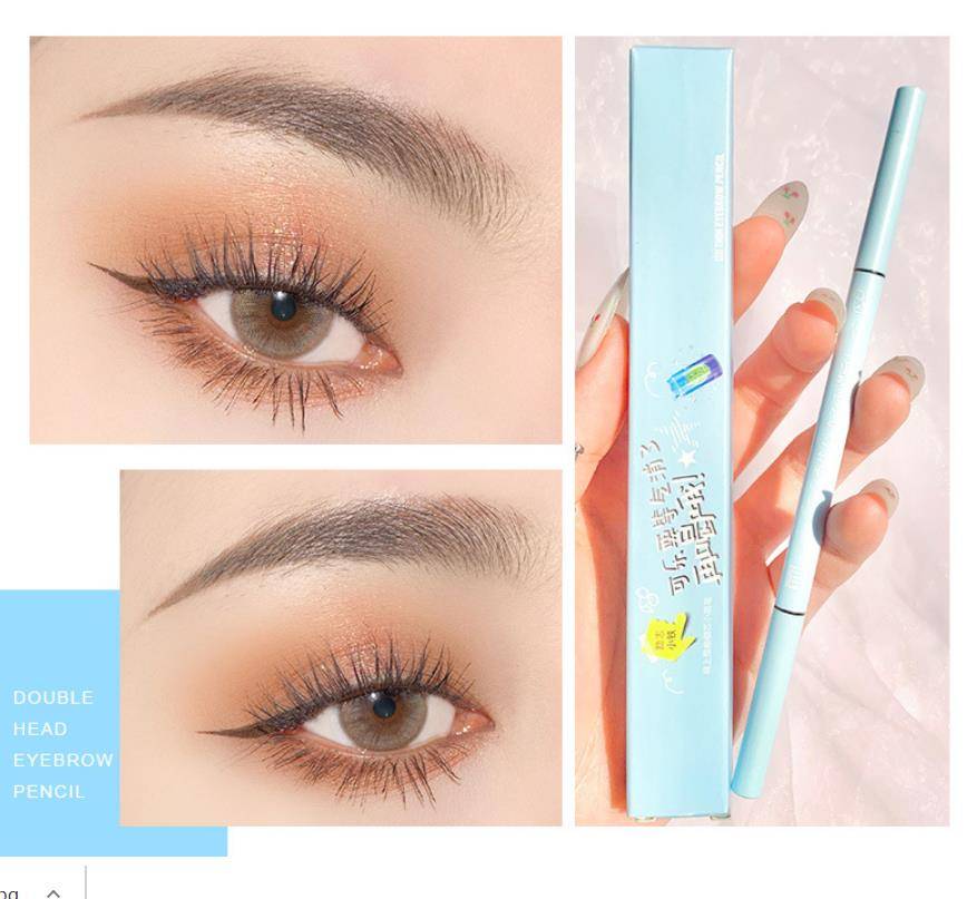 (Hàng Mới Về) Bút Chì Kẻ Mày Xixi Eyebrow Pencil Kẹo Ngọt thiết kế hai đầu chống thấm nước và mồ hôi không phai màu cao cấp | BigBuy360 - bigbuy360.vn