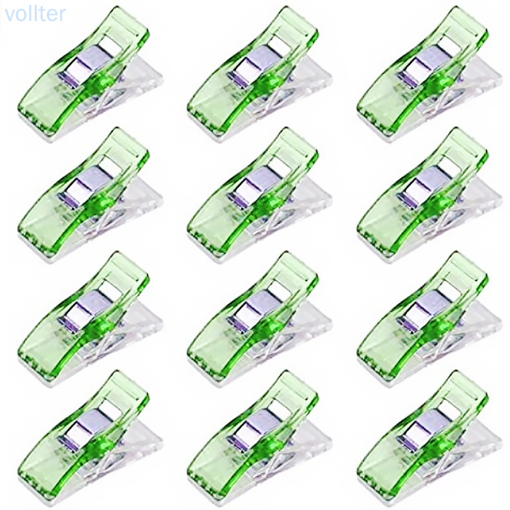 Set 50 kẹp nhựa trong suốt đa năng