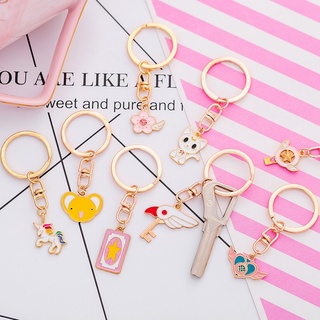 Zanmo móc khóa kim loại sakura thủ lĩnh thẻ bài