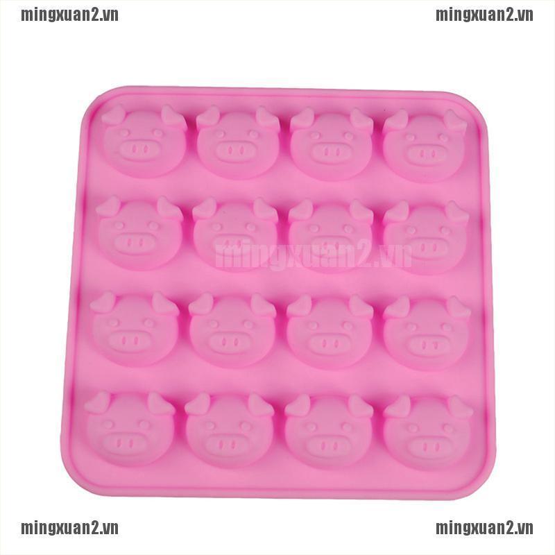 Khuôn Silicone Làm Bánh &amp; Socola Hình Heo Con