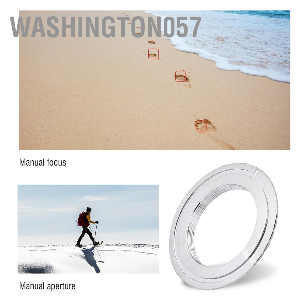 Washington057 M42-EOS Metal Lens Mount Adapter Ring for M42 to Fit Canon EOS Camera