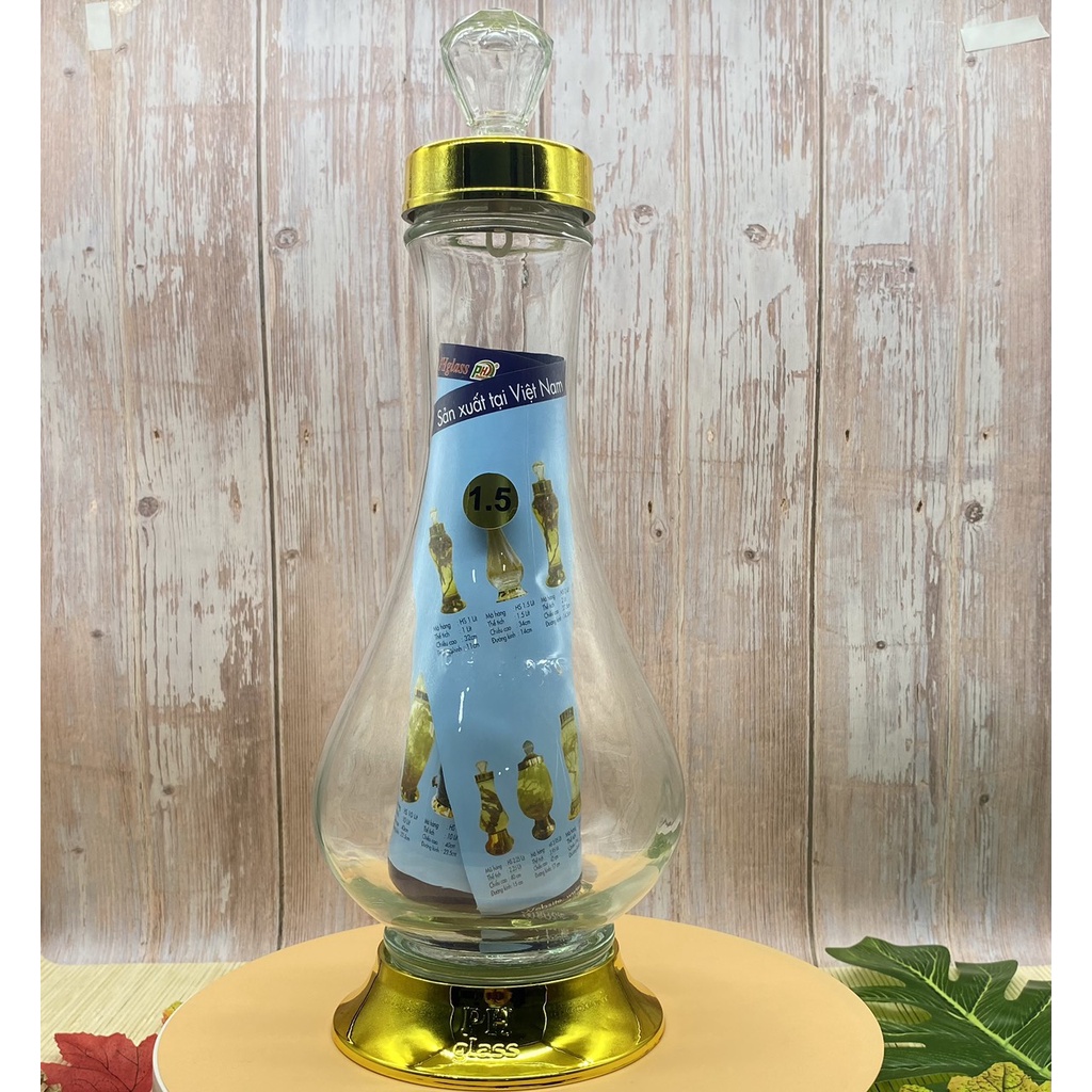 BÌNH NGÂM RƯỢU - NGÂM SÂM  Phú Hoà 1,5 LÍT