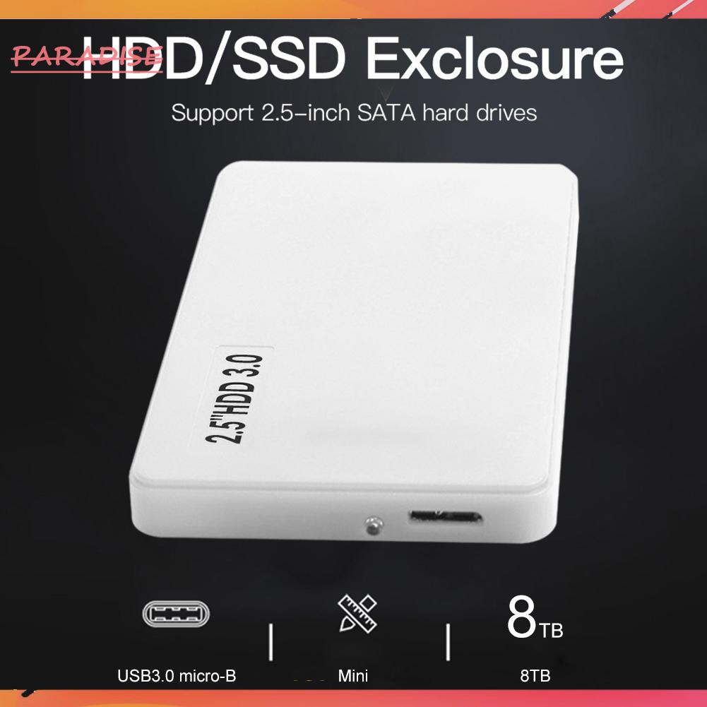 Hộp Đựng Ổ Cứng Ngoài 2.5 Hdd Ssd Sata Sang Usb 3.0 Hỗ Trợ 8tb | BigBuy360 - bigbuy360.vn