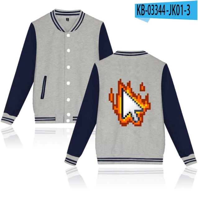Áo Khoác Bóng Chày In Hình alan becker