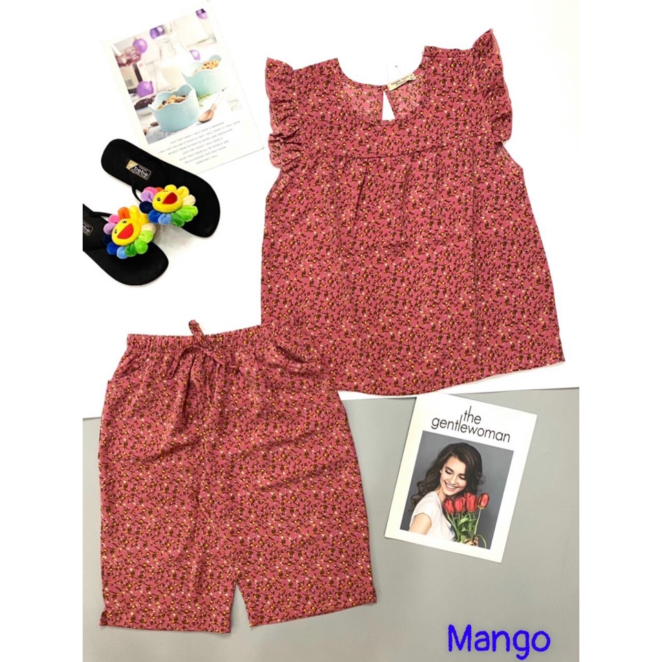 Set bộ lửng bông cánh tiên thời trang