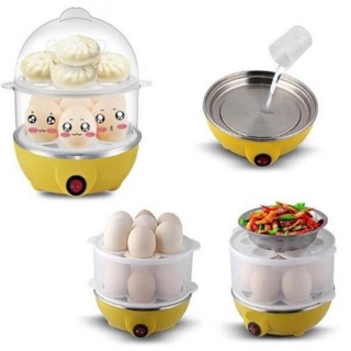 Nồi hấp 💓FREESHIP💓 Nồi hấp 2 lớp đa năng, thiết kế hai tầng giúp bạn hấp được lượng thực phẩm lớn, nhanh chóng 6034