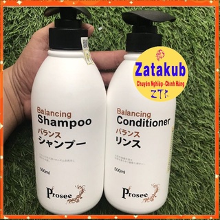 [Chính Hãng][Siêu Rẻ]CẶP DẦU GỘI XẢ PROSEE BALANCING CHO TÓC DẦU, NHANH BẾT, RỤNG TÓC 500ML