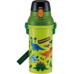 Bình nước cho bé- nhựa có dây đeo, chống khuẩn + AG, hãng Skater-480ml-made in Japan-mẫu cho bé trai