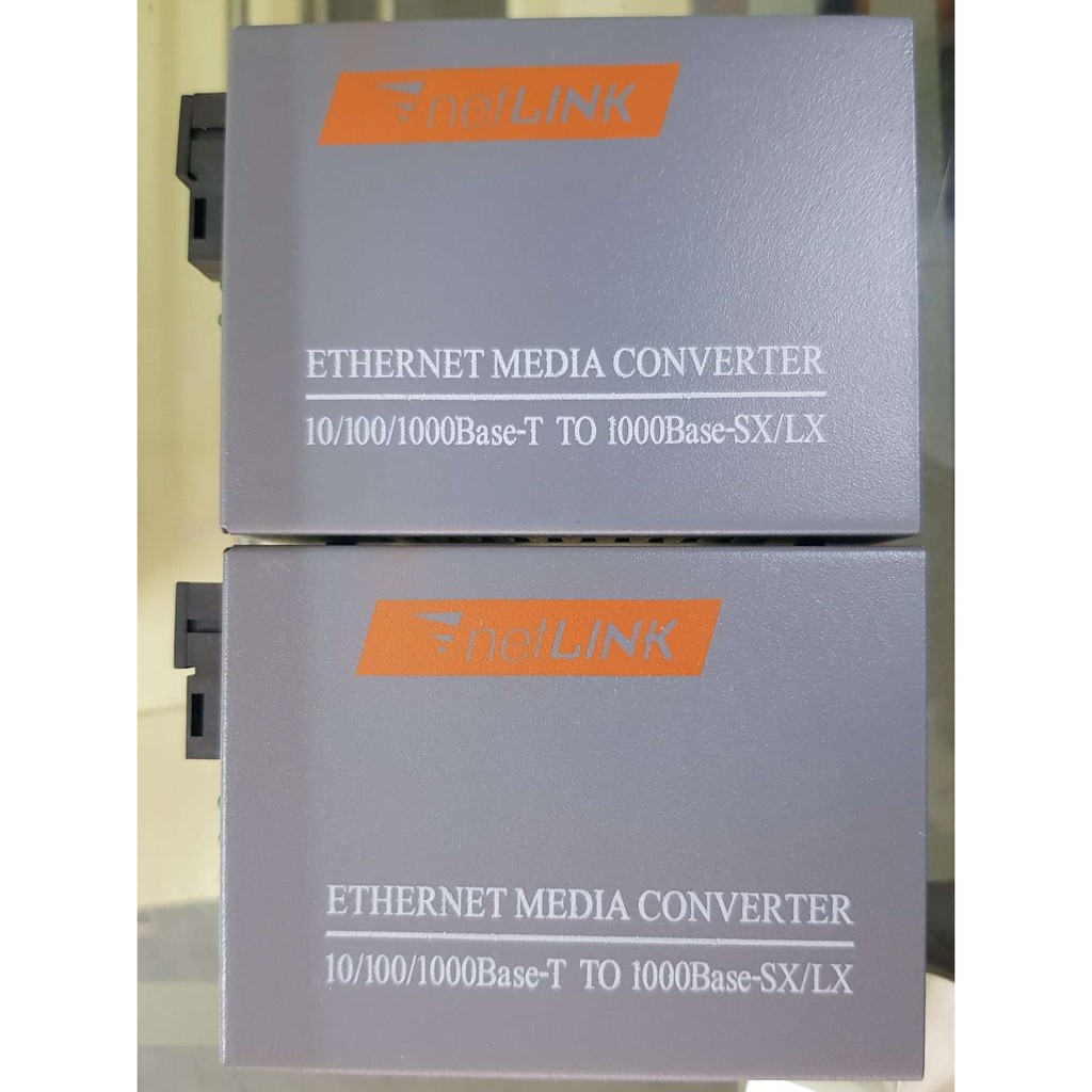Cặp Converter Quang 1GB hãng Netlink Single Mode 1 Sợi Quang mã HTB-GS-03. BH 12 tháng