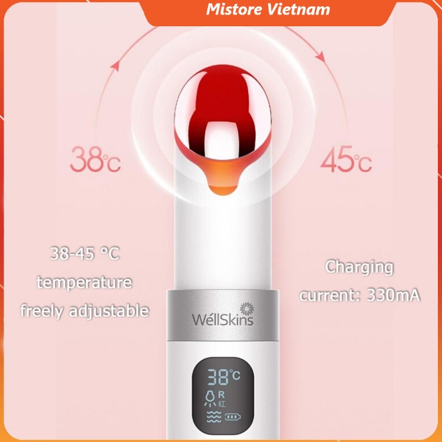 Máy massage mắt Xiaomi WellSkins WX-MY300 - Máy massage làm giảm quầng thâm và nếp nhăn mắt Xiaomi WellSkin WX-MY300