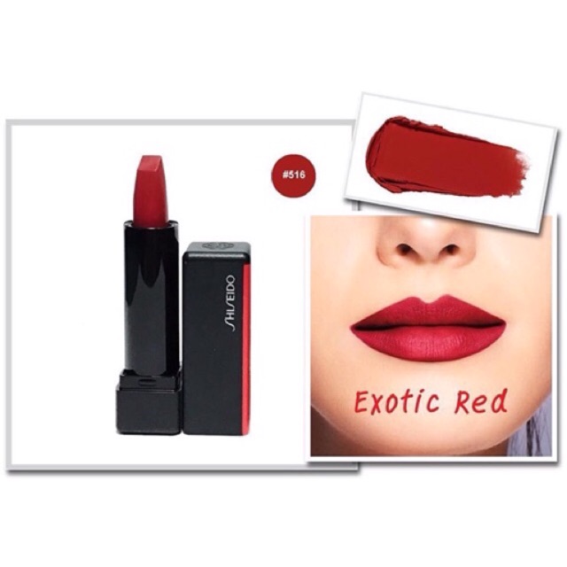 SON SHISEIDO - màu 516 Exotic Red