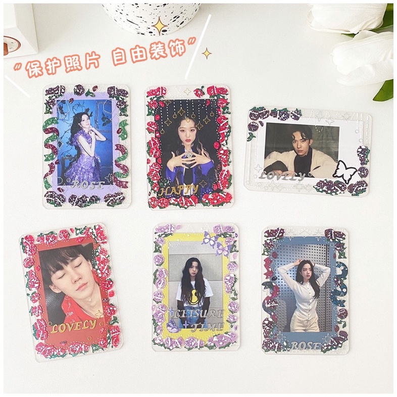 Toploader đựng card nhét ảnh kích thước A7 7.6x10.1cm đựng card Anime, Kpop