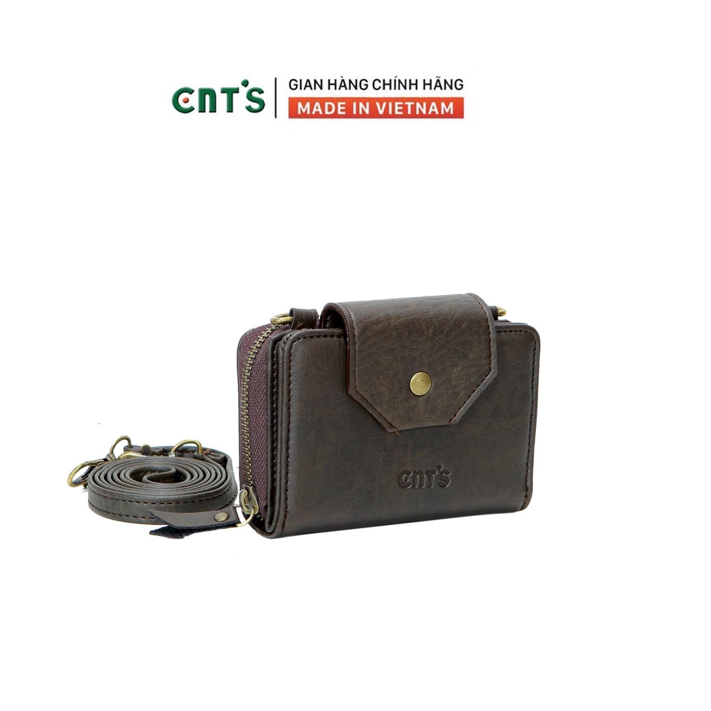 Ví nữ cầm tay VN24 có dây đeo tiện lợi