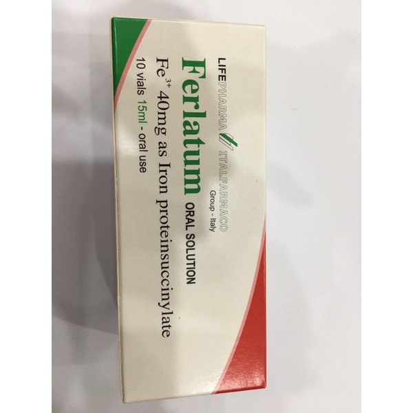 Dung dịch bổ sung sắt Ferlactum