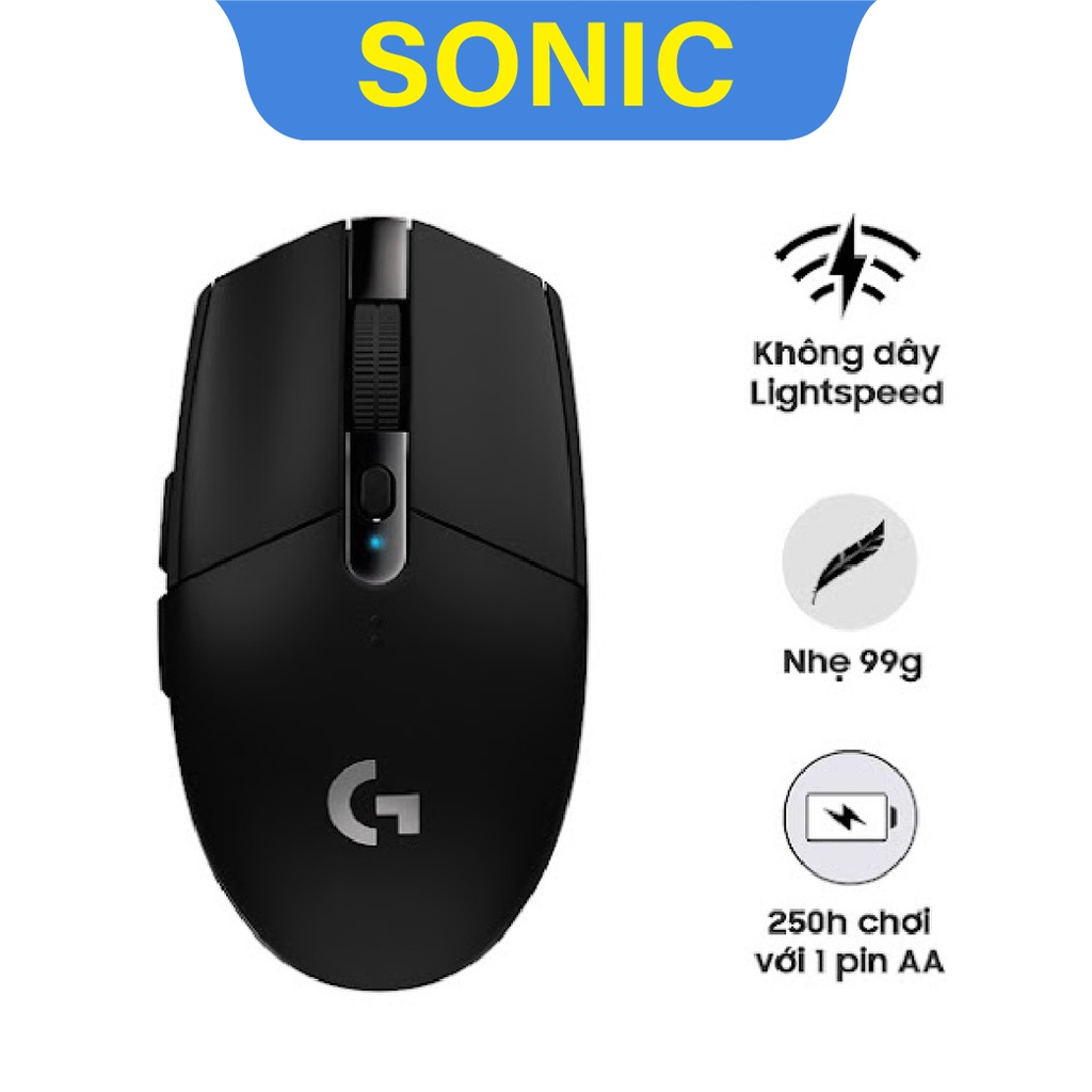 chuột máy tính gaming không dây Logitech G304 Lightspeed-sonic