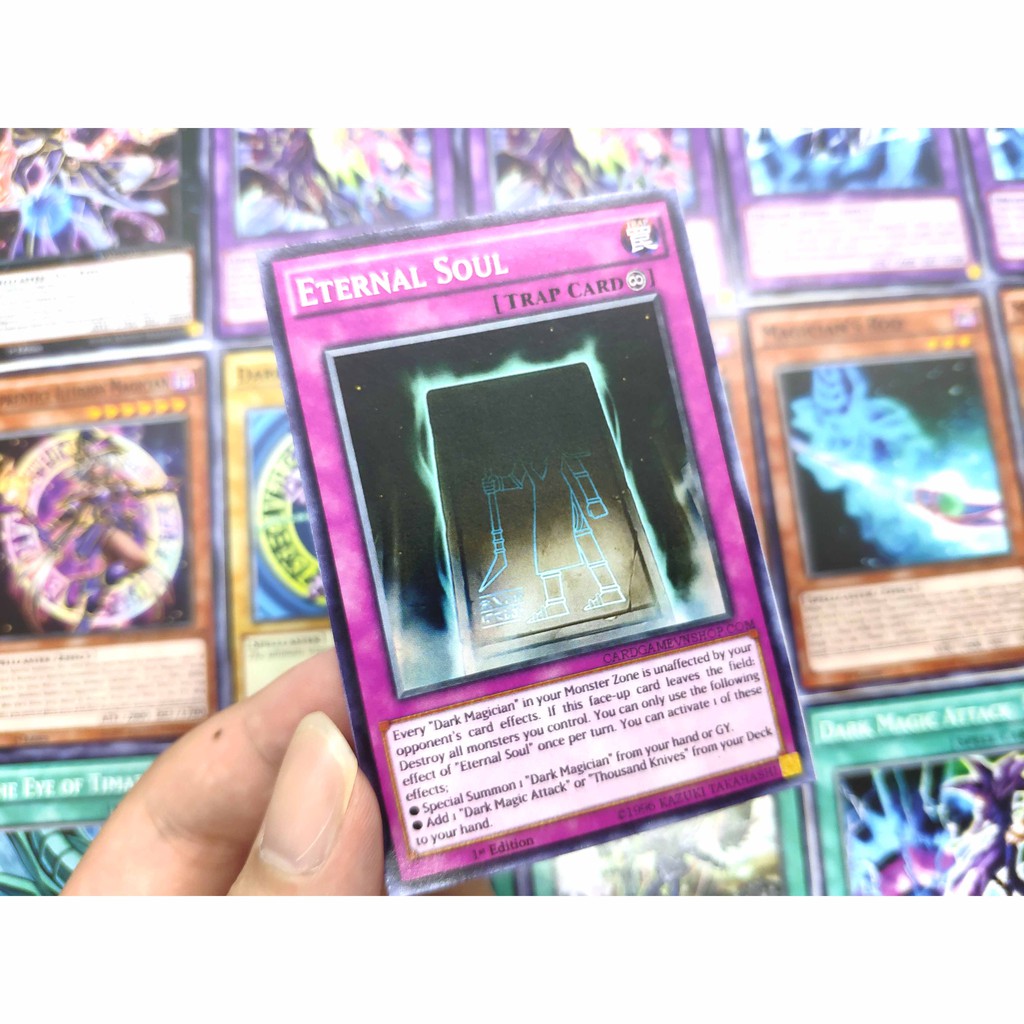 Bài Yugioh ❤️FREESHIP❤️ Thẻ bài Yugioh Dark Magician deck 54 lá