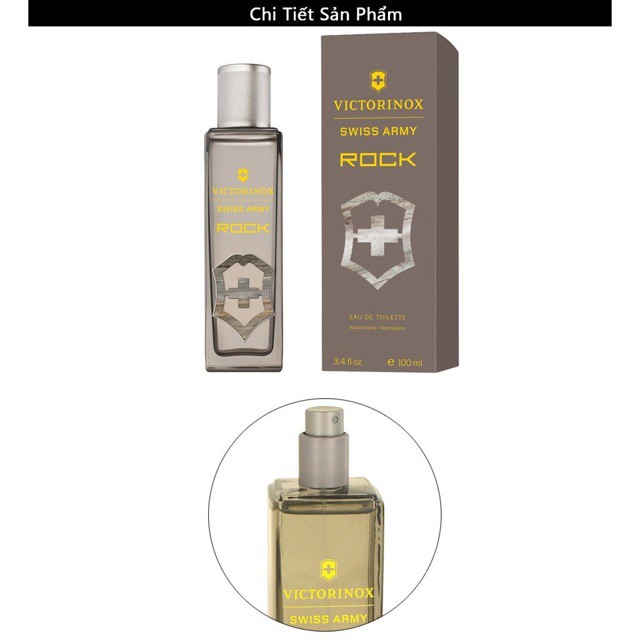 [HÀNG CHÍNH HÃNG] NƯỚC HOA SWISS ARMY ROCK 100ML (MẤT SEAL, SALE RẺ) [HOÀN TIỀN GẤP 1000%]