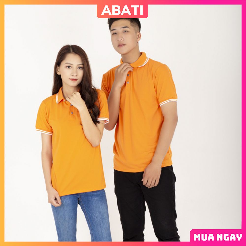 Áo polo nam trơn chất cotton thoáng mát giá rẻ ❤️ABATI❤️ Áo phông nam cổ bẻ chất cotton cao cấp thoáng mát