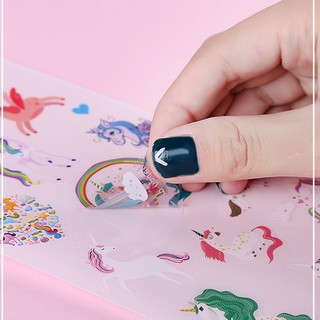 Set Sticker dán Unicorn PVC (6 tờ)