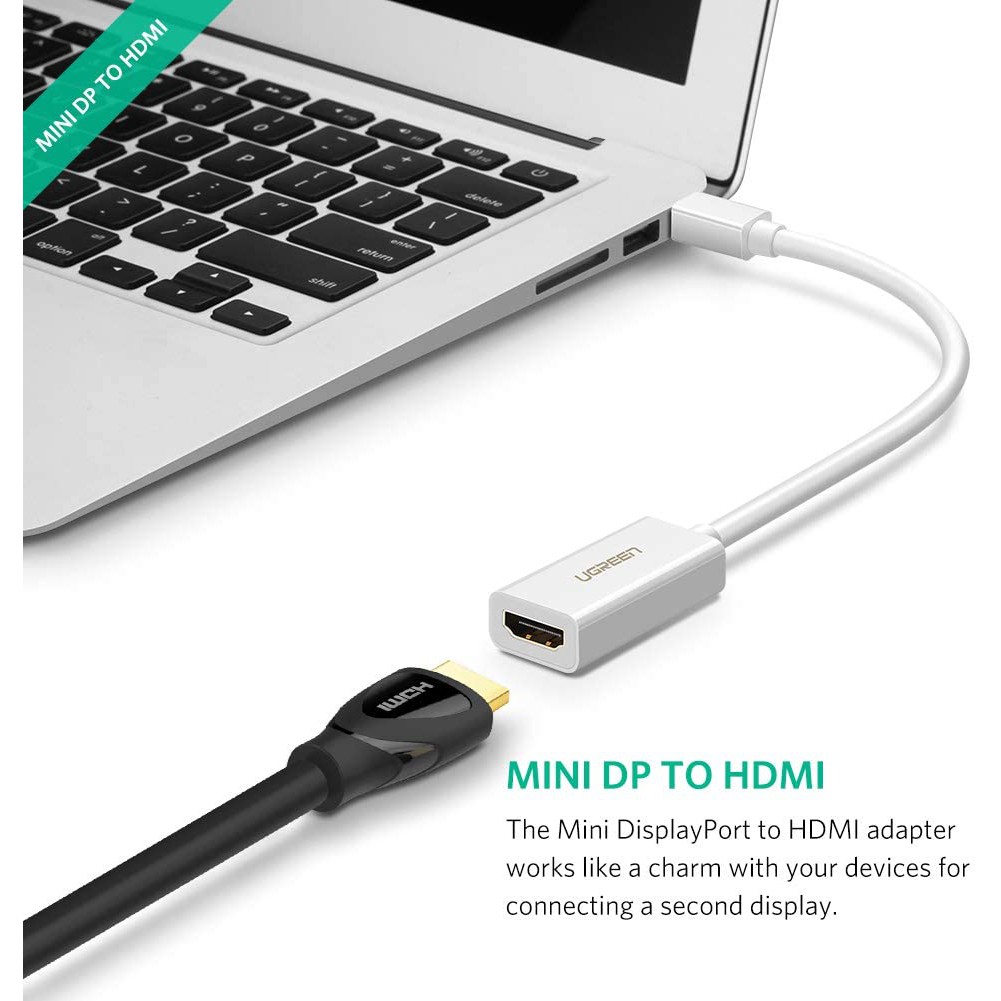 Cáp chuyển đổi Mini DisplayPort sang HDMI female UGREEN MD112 18cm