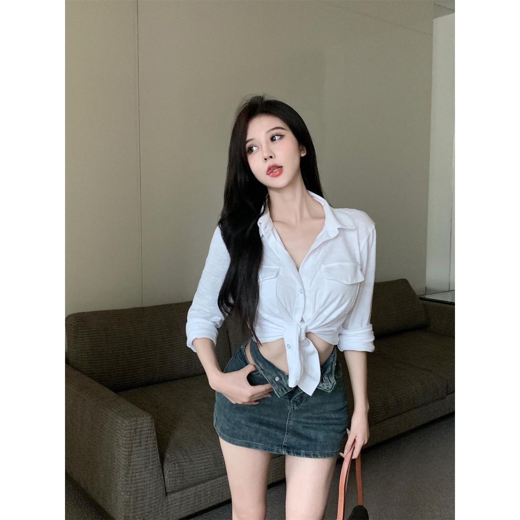 ZHELIHANGFEI Áo Khoác Cardigan Dệt Kim Tay Dài Thời Trang Cho Nữ