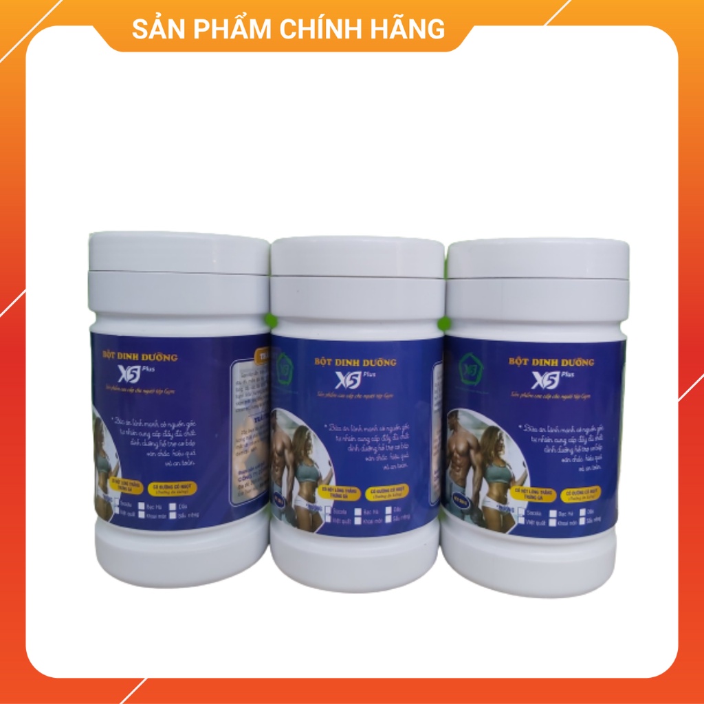 03 Bột dinh dưỡng X5 dành cho người tập gym: Có Lòng Trắng Trứng Đạm Whey Giúp Tăng Cơ, Giảm Mỡ