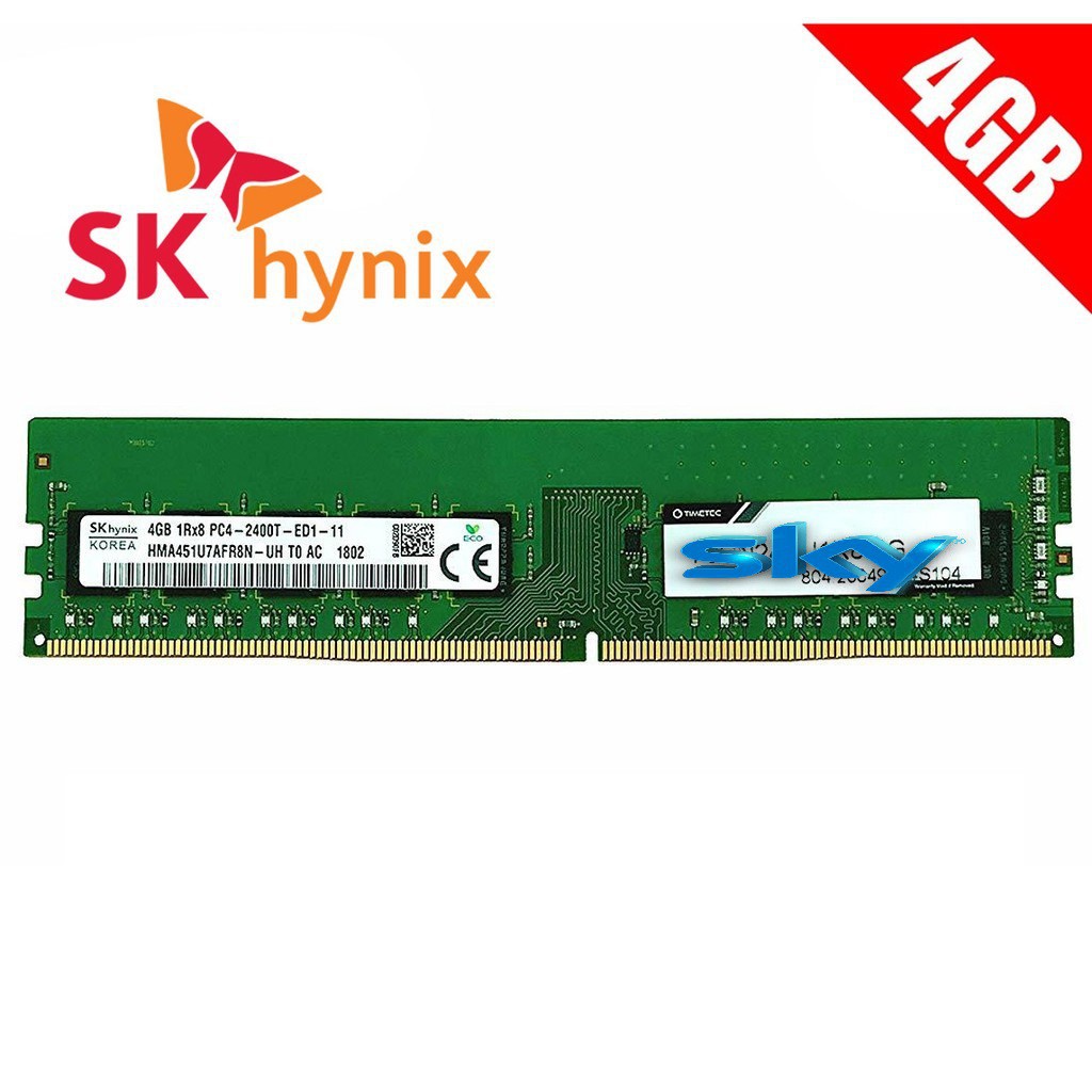 RAM SK Hynix 4GB DDR4 Bus 2400MHz 1.2V PC4-2400 Chính Hãng Dùng Cho Máy Tính Để Bàn PC Desktop | BigBuy360 - bigbuy360.vn