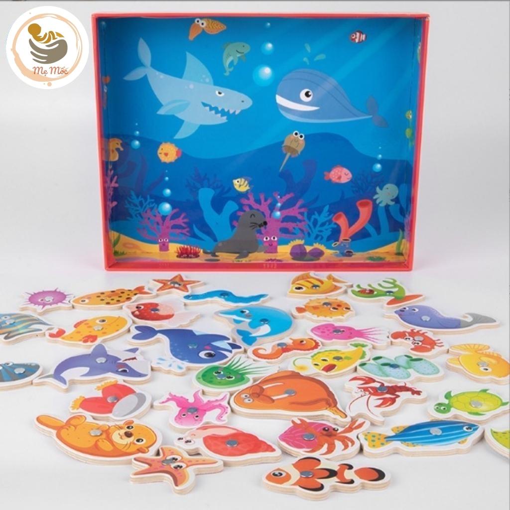 Đồ Chơi Câu Cá Nam Châm Gỗ Thông Minh Cao Cấp Rèn Luyện Khả Năng Khéo Léo Và Tập Trung Cho Bé Shop Mẹ Mốc, CCG