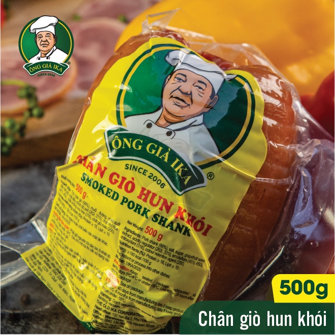 Chân giò hun khói Ông già IKA 500g