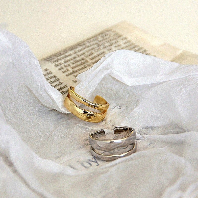 Nhẫn đeo tay hai lớp thời trang sành điệu cho nữ