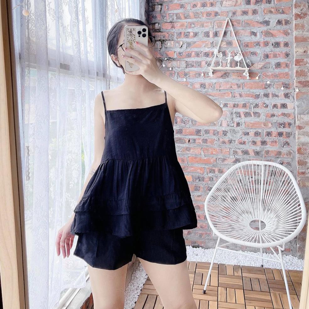 Bộ đồ nữ hai dây Madela mặc nhà đi chơi trẻ trung thoáng mát