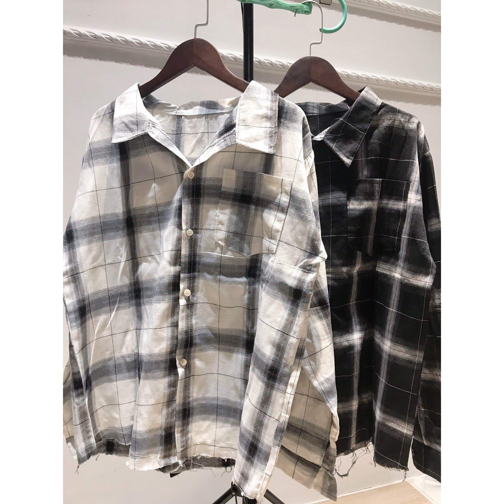 [Mã FAMAYWA giảm 10K đơn 50K] ÁO SOMI CARO DÁNG RỘNG FLANEL UNISEX NAM NỮ | BigBuy360 - bigbuy360.vn