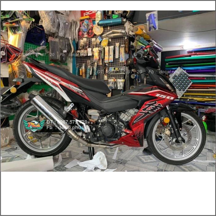 Tem Winner Đỏ đen Hayabusa Rời (T)