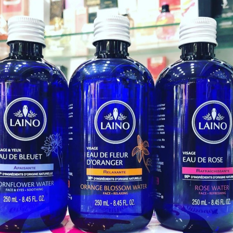 Toner Laino Nội địa Pháp 250ml - Nước cất hoa hồng tươi hữu cơ