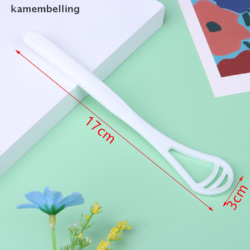 Kamembelling 1 Dụng Cụ Cạo Lưỡi Bằng Silicone Chống Vi Khuẩn Cho Trẻ Em Và Người Lớn