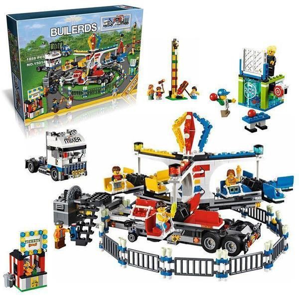 Bộ lắp ráp Lego Khu vui chơi giải trí di động LEPIN Builder 15014