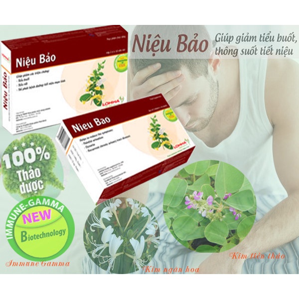Viên Uống Lợi Niệu Bảo Giúp Lợi Tiểu, Giảm Tiểu Buốt, Tiểu Rắt (Hộp 20 viên)