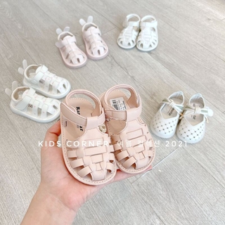 Sandal rọ quai dán hồng