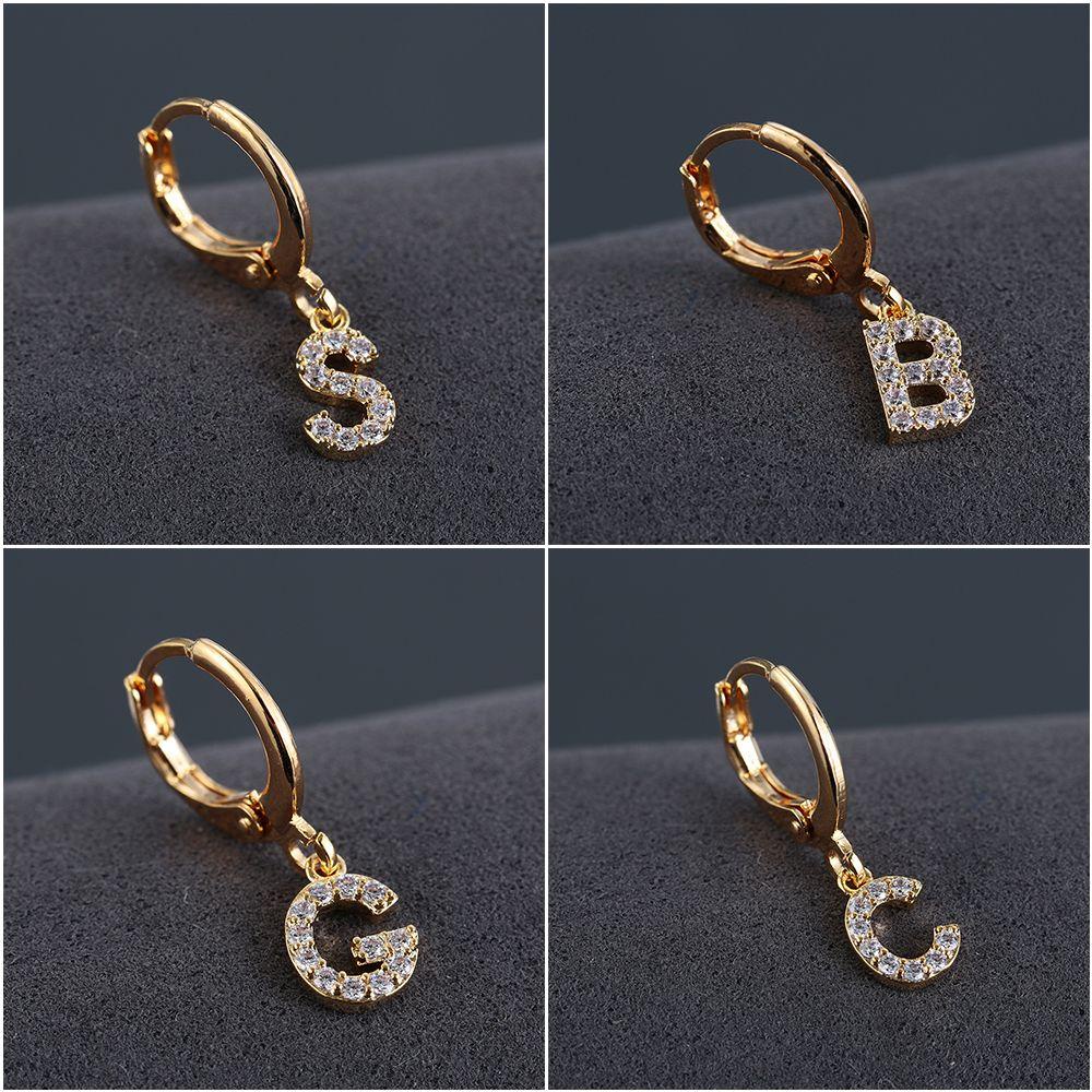 1 Bông Tai Mặt Đá Cubic Thời Trang Ngày Lễ Tình Nhân Cho Nữ|Bông Tai Thả Lủng Lẳng Màu Sắc Thả Lủng Lẳng