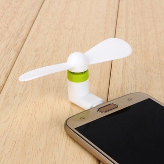 Quạt mini 2 cánh cắm chân điện thoại
