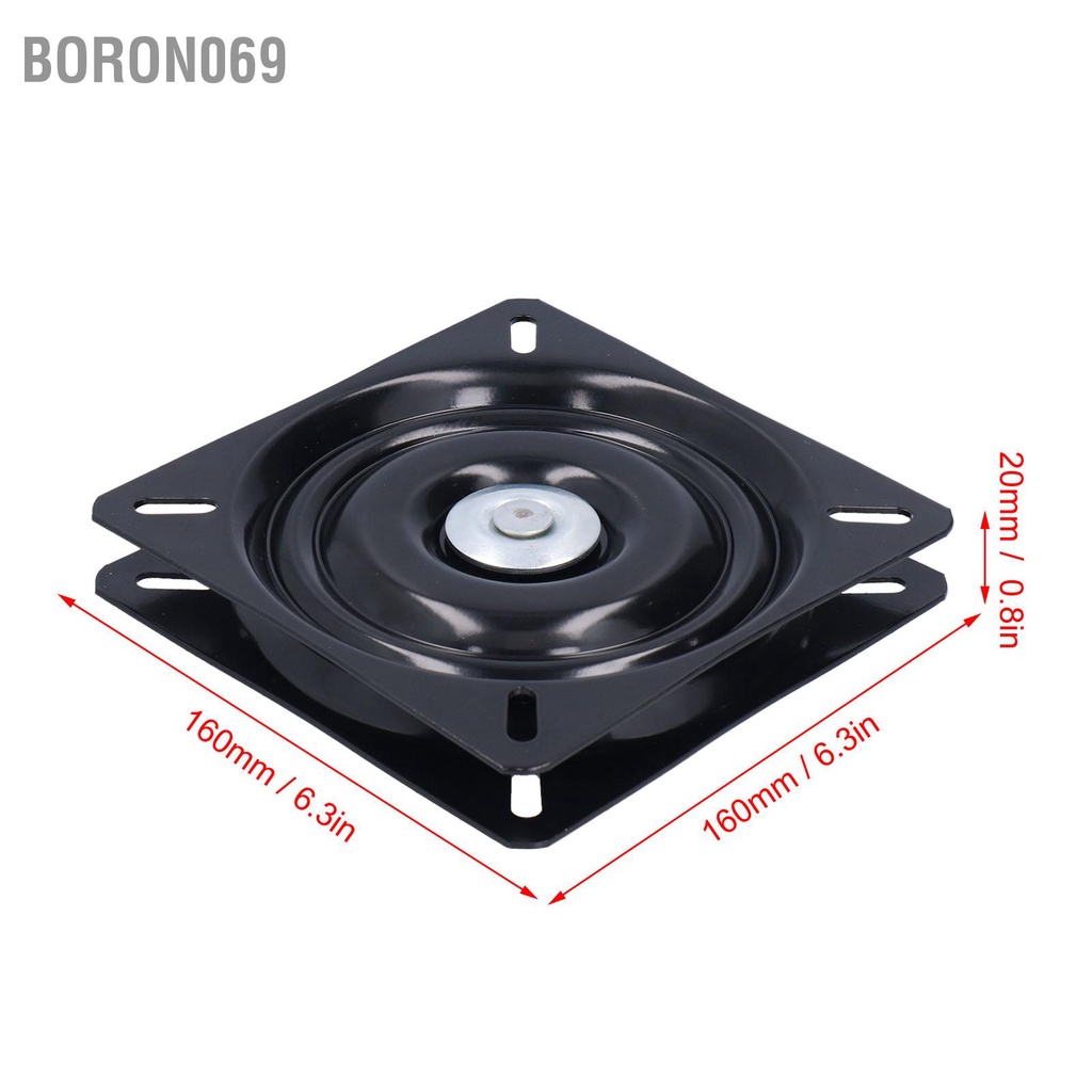 Boron069 Bàn xoay chịu lực Xoay 360 độ Khả năng mạnh Dễ dàng sử dụng Lắp đặt đế đĩa phân cho quầy bar Văn phòng tại nhà